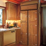Built-in refrigerator stays with house