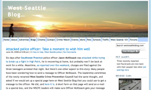 west-seattle-blog Screenshot from the West Seattle Blog